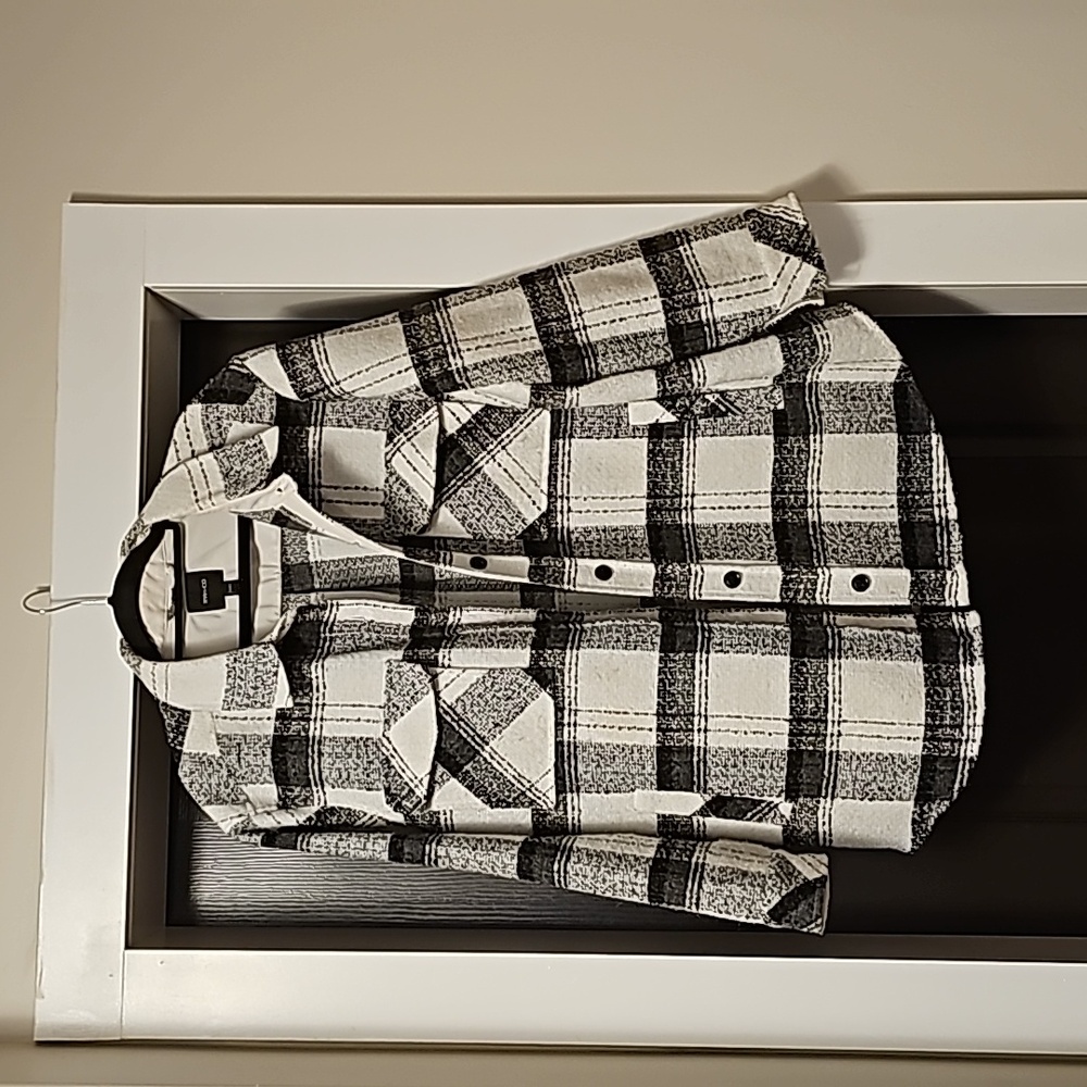 RW&CO Plaid Shacket